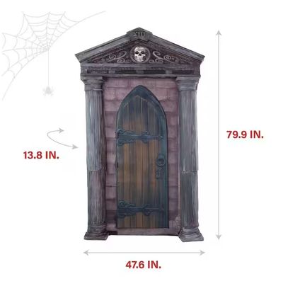6.7 ft. Life-Size Motion-Sensor Mausoleum Animatronic Halloween Prop by Tekky PRE ORDER FOR HALLOWEEN 2026