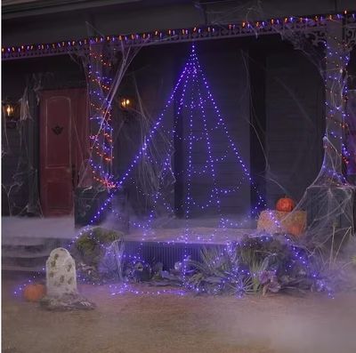 12FT LED SPIDER WEB  PRE ORDER NOW FROM OUR OCT 2025 CONTAINER LIMITED QTY AVAILABLE