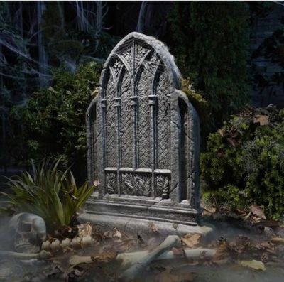 2.5 FT CATHERAL TOMBSTONE PRE ORDER PRE ORDER FOR HALLOWEEN 2026 OR AIRFREIGHT AVAILABLE FOR 2025 CONTACT FOR PRICE