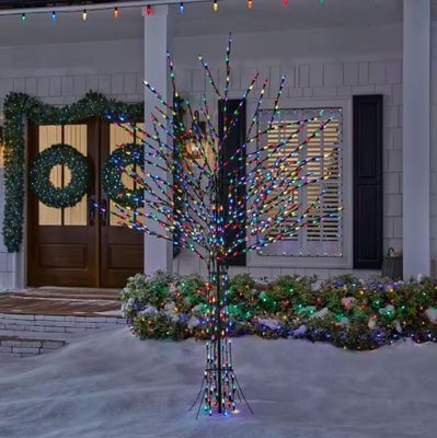 8 ft. Giant-Sized LED Pre-Lit Bare Branch Tree Holiday Yard Decoration pre order now