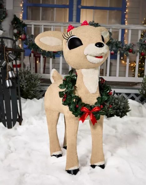 4 Ft Clarice Animatronic - Rudolph the Red-Nosed Reindeer ORDER AIRFREIGHT DIRECT AUSTRALIA WIDE AND NEW ZEALAND
