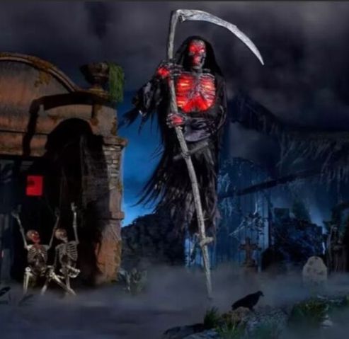 12 FT ANIMATED LEVITATING REAPER IN STOCK NOW