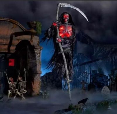 12 FT ANIMATED LEVITATING REAPER IN STOCK NOW