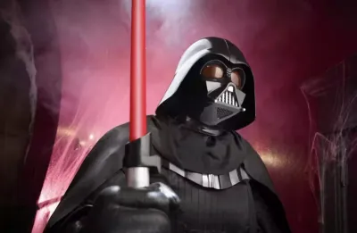 HOME DEPOT 7FT DARTH VADER ANIMATED PROP CHRISTMAS ANIMARONIC DECORATION IN STOCK NOW
