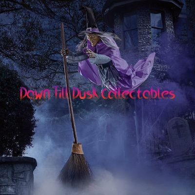 HOME DEPOT 12' ft ANIMATED HOVERING WITCH HALLOWEEN ANIMATRONIC IN STOCK LAST ONE
