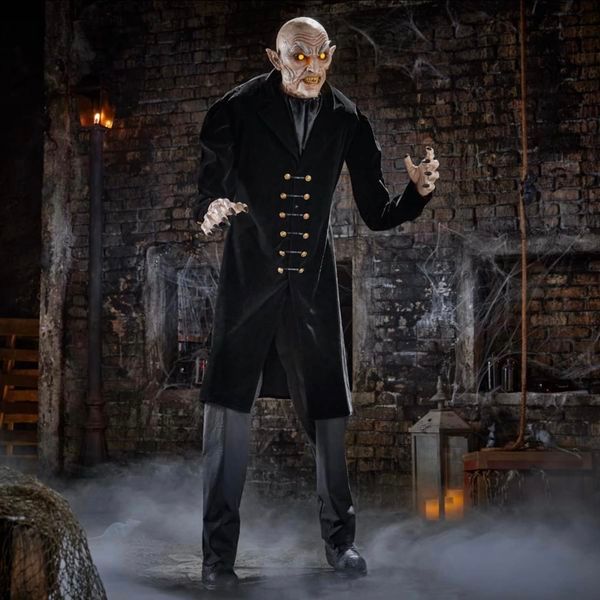 7 ft  Animated LED Victorian Vampire IN STOCK
