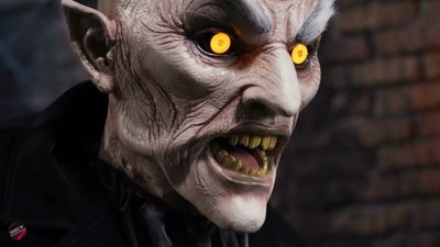 7 ft  Animated LED Victorian Vampire IN STOCK