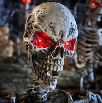 5 ft. Poseable LED Pitted Skeleton IN STOCK