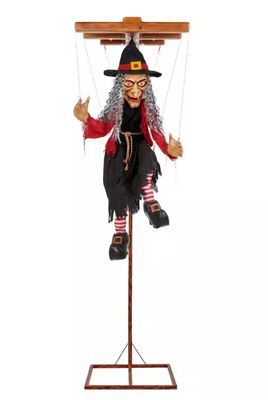 6 ft. Animated LED Marionette Witch IN STOCK