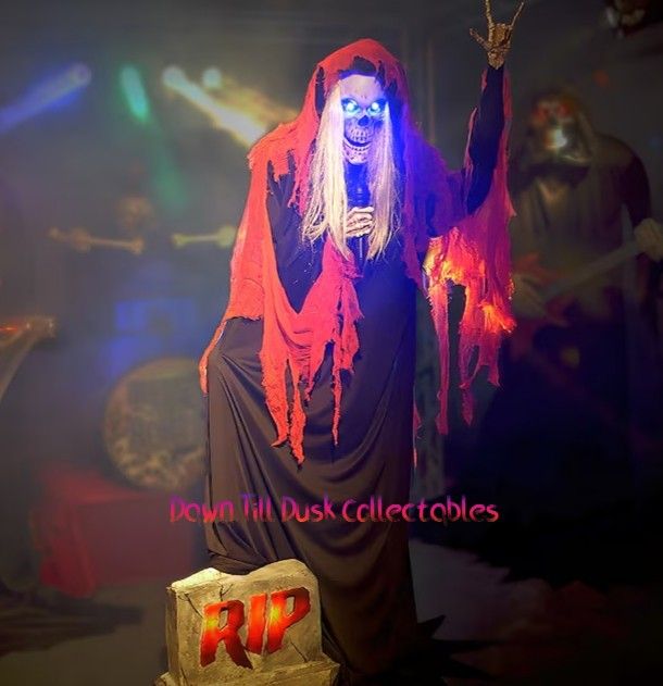 Haunted Living 7-ft Bluetooth Reaper Band LED Singer Animatronic FOR HALLOWEEN 2026 DELIVERY INCLUDED AUSTRALIA WIDE
