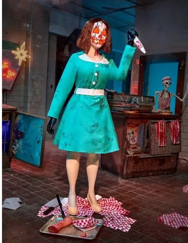 5.8 Ft Shirley Stab Animatronic in stock last one