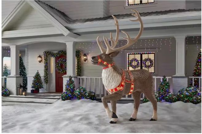 8.5 ft. Giant -Sized LED Towering Reindeer CHRISTMAS DECORATION PRE ORDER FOR 2026