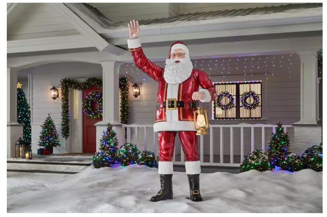 8 ft. Holiday Traditions Giant -Sized LED Towering Santa CHRISTMAS DECORATION PRE ORDER FOR 2026
