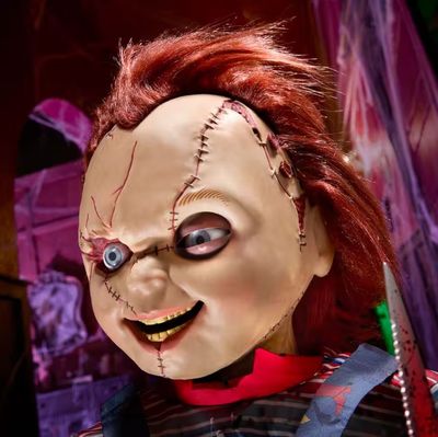 3.5 ft. Animated LED Scarred Chucky Doll H38 PRE ORDER NOW FROM OUR OCT 2025 CONTAINER LIMITED QTY AVAILABLE