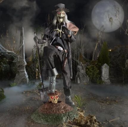 6.5 ft. Grave &amp; Bones Animated LED Grave Robber PRE ORDER NOW FOR HALLOWEEN 2026 SALE ON NOW