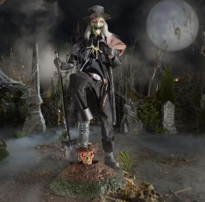 6.5 ft. Grave &amp; Bones Animated LED Grave Robber PRE ORDER NOW FOR HALLOWEEN 2026 SALE ON NOW
