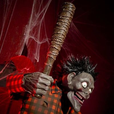 7.5 ft. Gruesome Grounds Animated LED Zombie Stack Trio PRE ORDER NOW FOR 2026