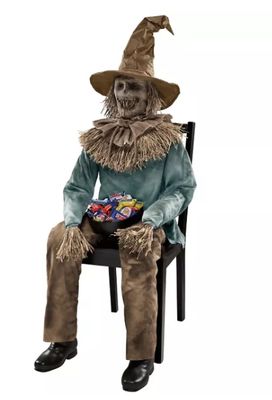 4 Ft 6 In Scary Sitting Scarecrow Animatronic ORDER AIRFREIGHT DIRECT AUSTRALIA WIDE AND NEW ZEALAND