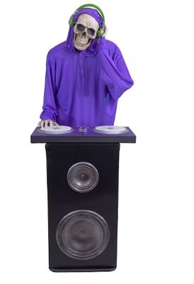 ​5.7-FT MOTION ACTIVATED BLUETOOTH DJ REAPER PRE ORDER NOW FOR HALLOWEEN 2026
