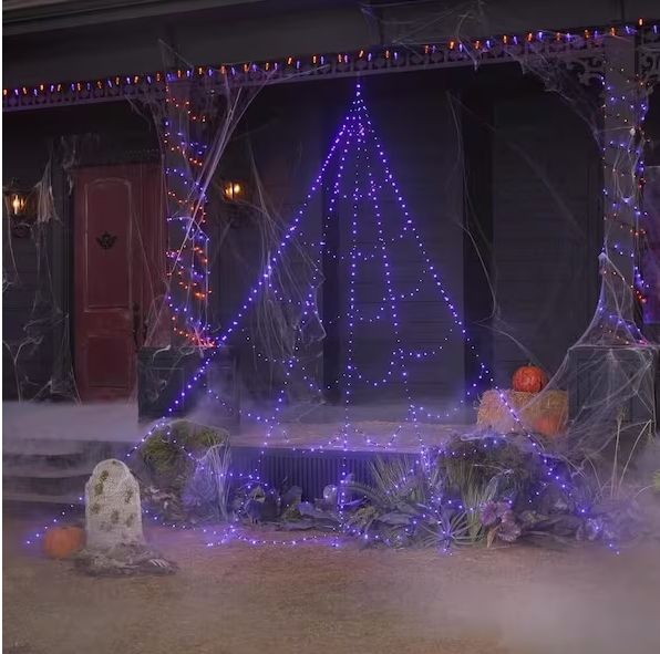12FT LED SPIDER WEB IN STOCK NOW