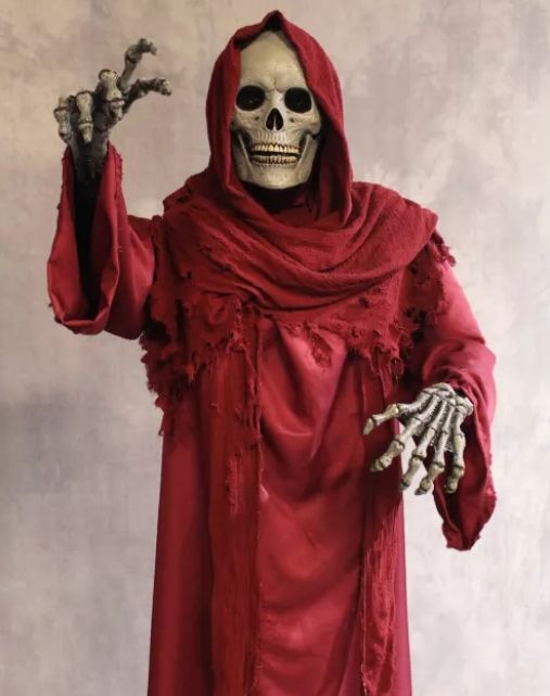 6 Ft 6 In Red Death Animatronic - Beastcraft  ORDER AIRFREIGHT DIRECT TO YOU.