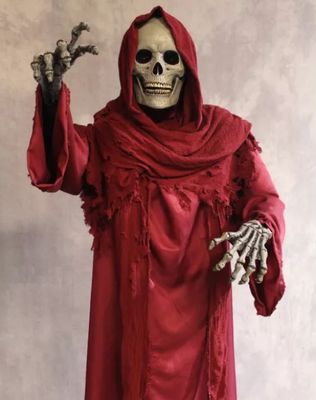 6 Ft 6 In Red Death Animatronic - Beastcraft  ORDER AIRFREIGHT DIRECT TO YOU.