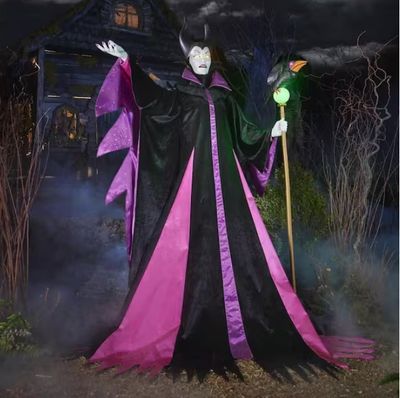 6.5 ft. Animated LED Maleficent PRE ORDER FOR HALLOWEEN 2027 OR AIRFREIGHT STILL AVAILABLE FOR 2026 PLEASE ASK FOR PRICING