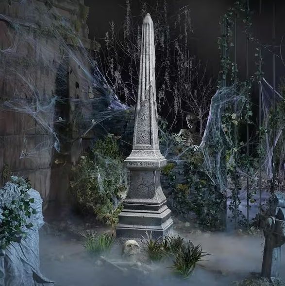 8 ft. Grave &amp; Bones Obelisk PRE ORDER NOW FOR 2026 SALE ON NOW