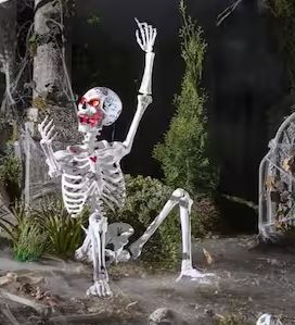 5 ft. skeleton Grave &amp; Bones LED Ultraposeable Day of the Dead IN STOCK