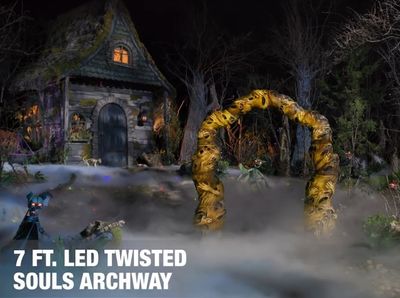 7FT LED TWISTED SOULS' ARCHWAY PRE ORDER FOR HALLOWEEN 2027 OR AIRFREIGHT STILL AVAILABLE FOR 2026 PLEASE ASK FOR PRICING