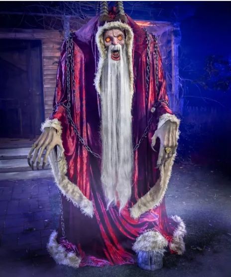 6 Ft 6 In Krampus Animatronic in stock now SALE ON NOW