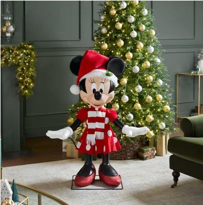 4 ft. Animated Holiday Minnie Mouse  PRE ORDER NOW FOR CHRISTMAS 2026 WE HAVE SECURED VERY LIMITED STOCK