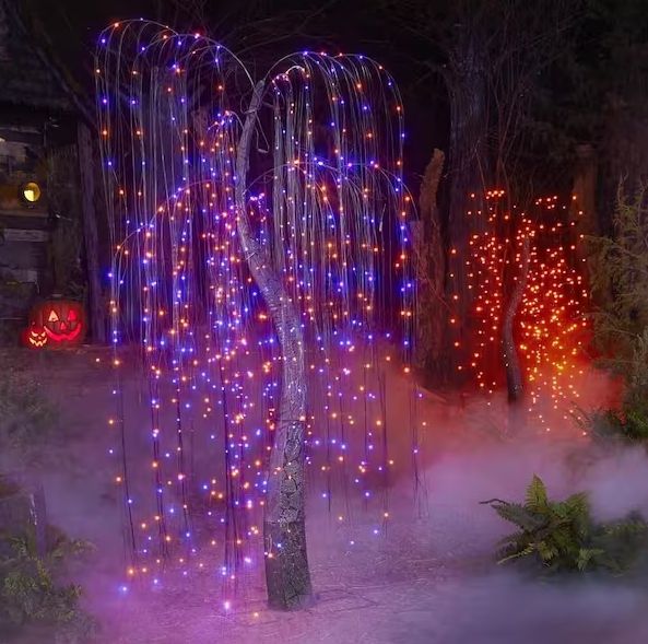 7 ft. Halloween Classics Color Changing LED Willow Tree H27 ORDER NOW FOR HALLOWEEN 2026