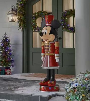 DISNEY 5Ft LED HOLIDAY MINNIE AND MICKEY MOUSE NUTCRACKER SET PRE ORDER FOR CHRISTMAS  2026