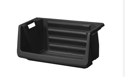 55 Gallon Multipurpose Stackable Space Saving Heavy Duty Storage Bin in Black PRE ORDER
