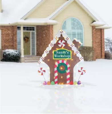 National Tree Company 42 in. Pre-Lit Gingerbread House PRE ORDER