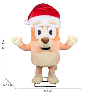 BLUEY 3.5-ft Bingo Musical Animatronic Christmas Decor IN STOCK ON SALE