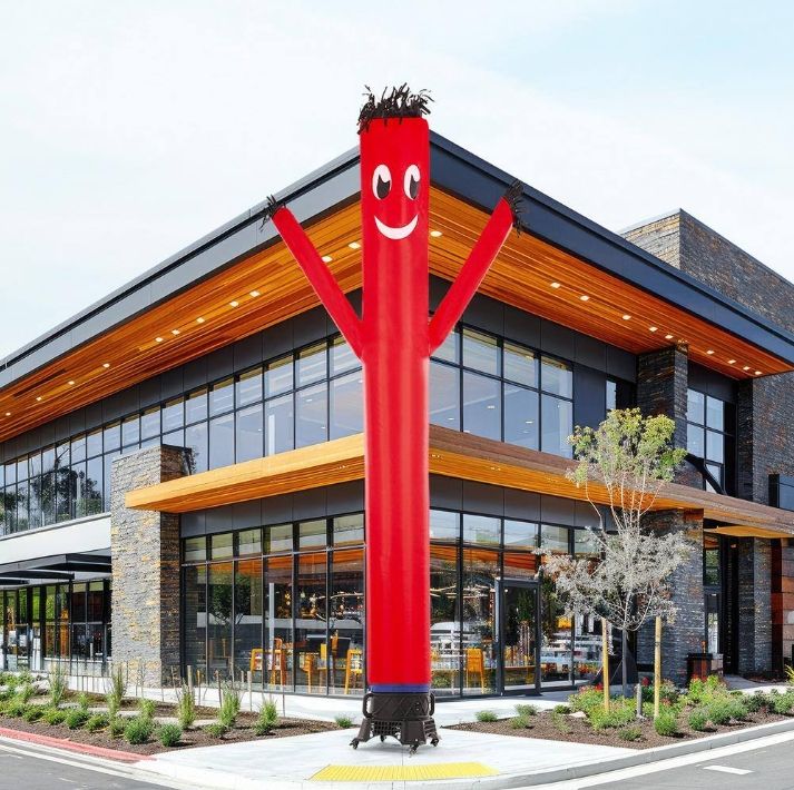 SKYSHALO Air Dancers Inflatable Tube Man Set, 10 ft. Tall, Wacky Waving Inflatable Dancing Tube Guy with 9/10 HP Blower PRE ORDER