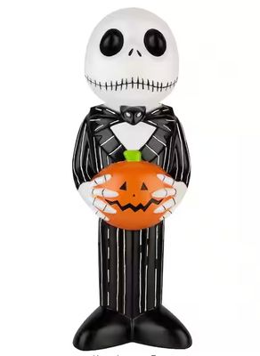 24 in. Tall Lighted Blow Mold Outdoor Decor-Jack Skellington PRE ORDER 2026