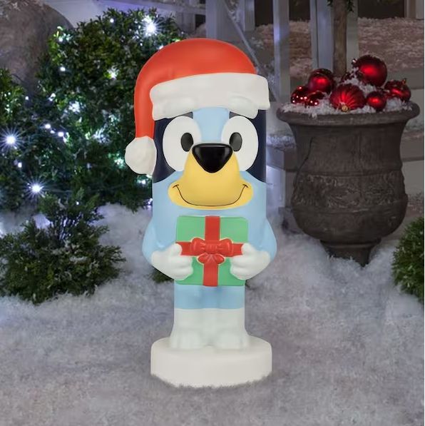 24 in. Lighted Blow Mold Bluey Outdoor Christmas Decoration PRE ORDER FOR 2026