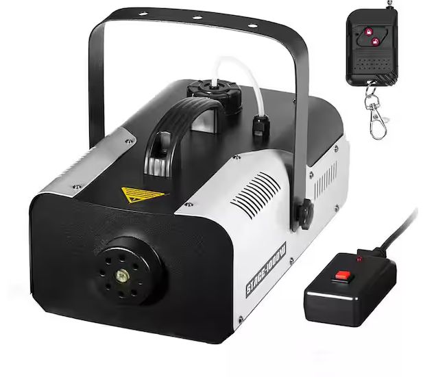 1000-Watt Fog Machine w/ Wireless Remote and Manual Control, Professional Stage Smoke Machine for DJ Concert Halloween PRE ORDER 2026