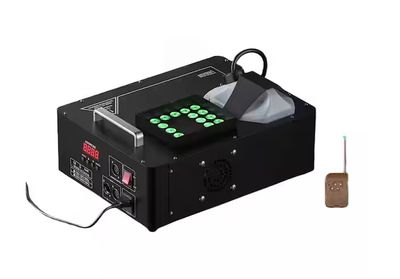1500-Watt Fog Machine with 24 RGB LED Lights, 2.5-Gallon Capacity, DMX &amp; Wireless Control for Halloween Christmas Party PRE ORDER FOR OUR NEXT CONTAINER SHIPMENT MID 2026