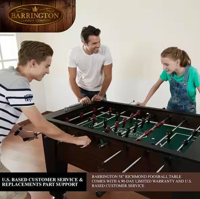 58 in. Richmond Foosball Table PRE ORDER 2026