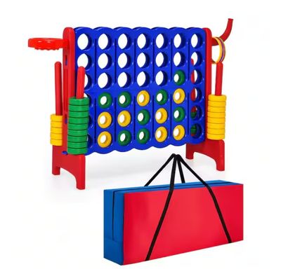 Giant 4 in A Row Jumbo 4-to-Score Game Set W/Storage Carrying Bag for Kids Adult PRE ORDER FOR OUR NEXT CONTAINER SHIPMENT MID 2026