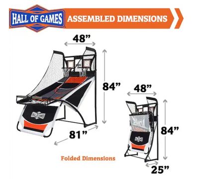 2 Player Arcade Basketball Game  PRE ORDER FOR OUR NEXT CONTAINER SHIPMENT MID 2026