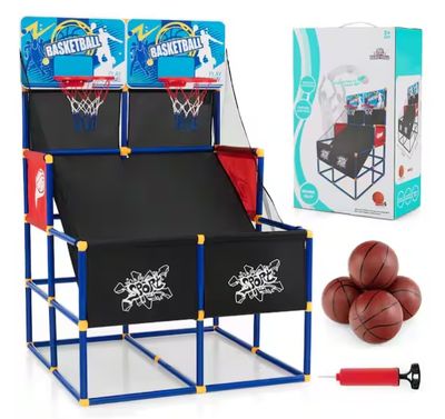 Kids Dual Shot Basketball Arcade Game with 4 Balls Pump Easy Quick Assembling Gift PRE ORDER FOR OUR NEXT CONTAINER SHIPMENT MID 2026