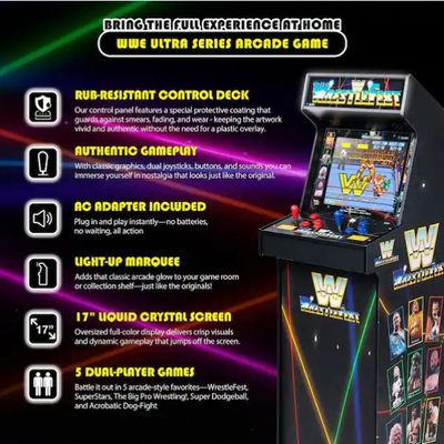 WWE Ultra Series Arcade, Home Electronic Game with 17 in. Screen  PRE ORDER FOR OUR NEXT CONTAINER SHIPMENT MID 2026