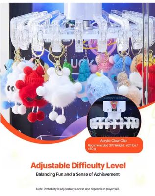 Claw Crane Machine, Medium-Sized Arcade Game Machine with Light and Sound, Adjustable Difficulty, Black Purple  PRE ORDER FOR OUR NEXT CONTAINER SHIPMENT MID 2026
