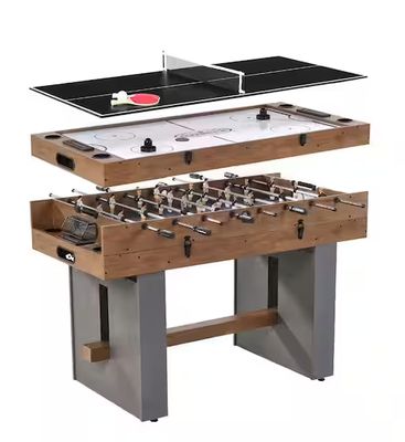Urban Collection 54 in. 3-in-1 Combination Game Table with Air Powered Hockey, Foosball and Table Tennis PRE ORDER 2026