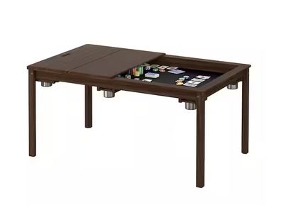 Wood Poker Table Convertible Gaming Table for 4-6 Players with Removable Tops PRE ORDER 2026